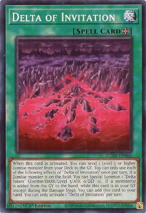 Image for Delta of Invitation (Supreme Darkness) (SUDA-EN066) - YuGiOh