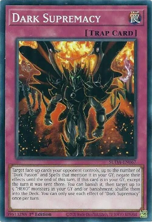 Image for Dark Supremacy (Supreme Darkness) (SUDA-EN067) - YuGiOh