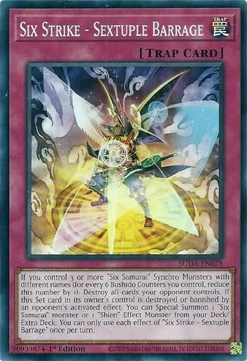 Image for Six Strike - Sextuple Barrage (Supreme Darkness) (SUDA-EN078) - YuGiOh