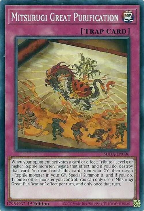 Image for Mitsurugi Great Purification (Supreme Darkness) (SUDA-EN096) - YuGiOh