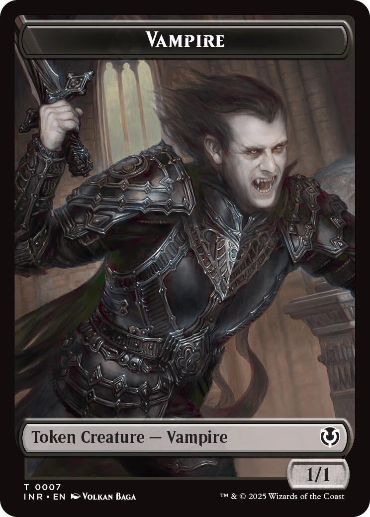 Image for Vampire (0007) // Vampire (0008) Double-Sided Token (Innistrad Remastered) (7 // 8) - Magic: The Gathering