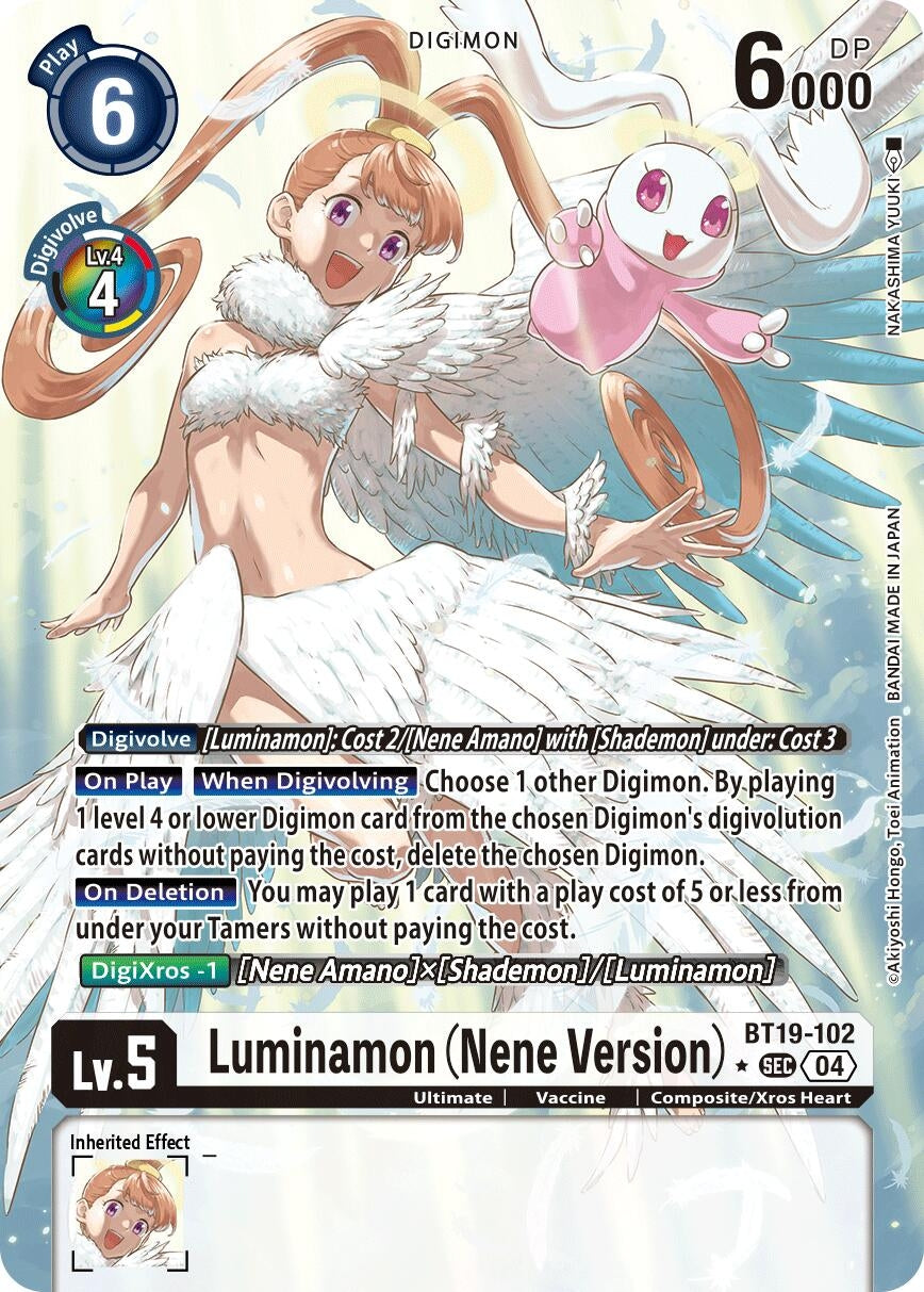 Image for Luminamon (Nene Version) (Alternate Art) (BT19-20) (BT19-102 SEC) - Digimon Card Game