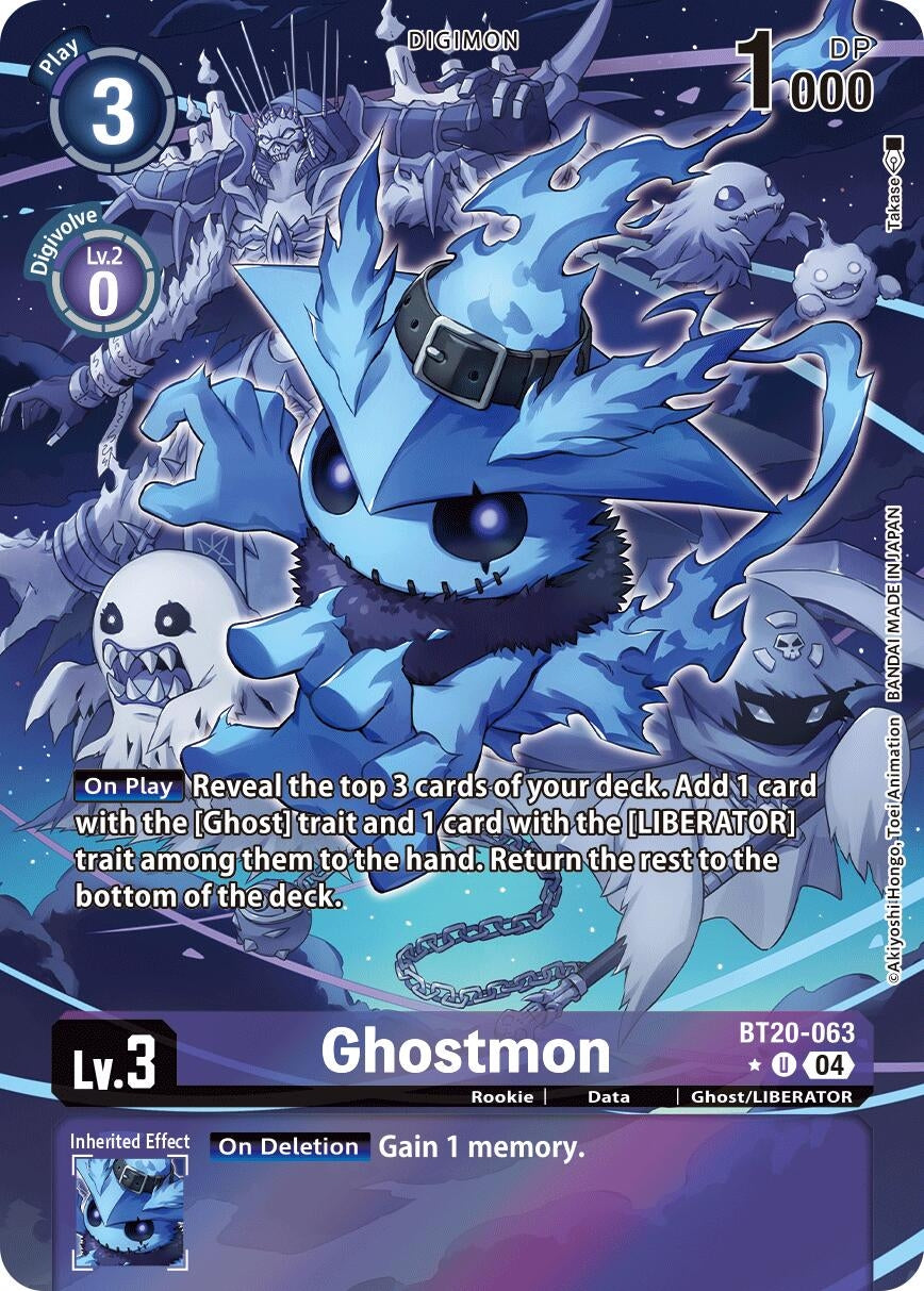 Image for Ghostmon (Alternate Art) (BT19-20) (BT20-063 U) - Digimon Card Game