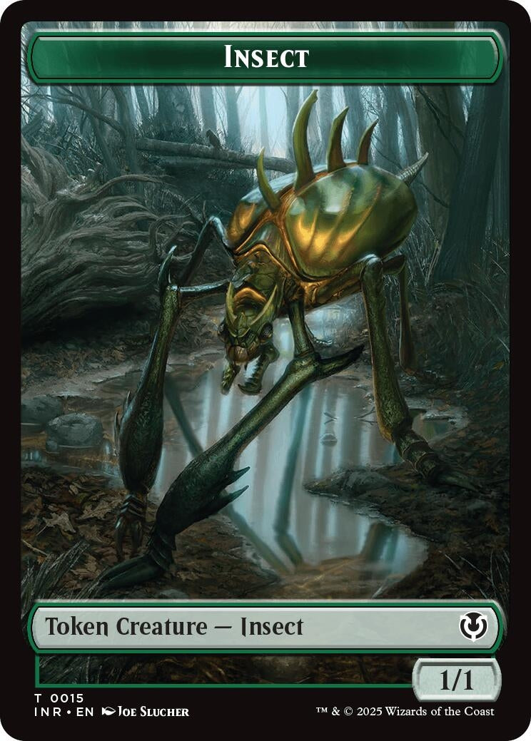 Image for Insect // Spider Double-Sided Token (Innistrad Remastered) (15 // 16) - Magic: The Gathering