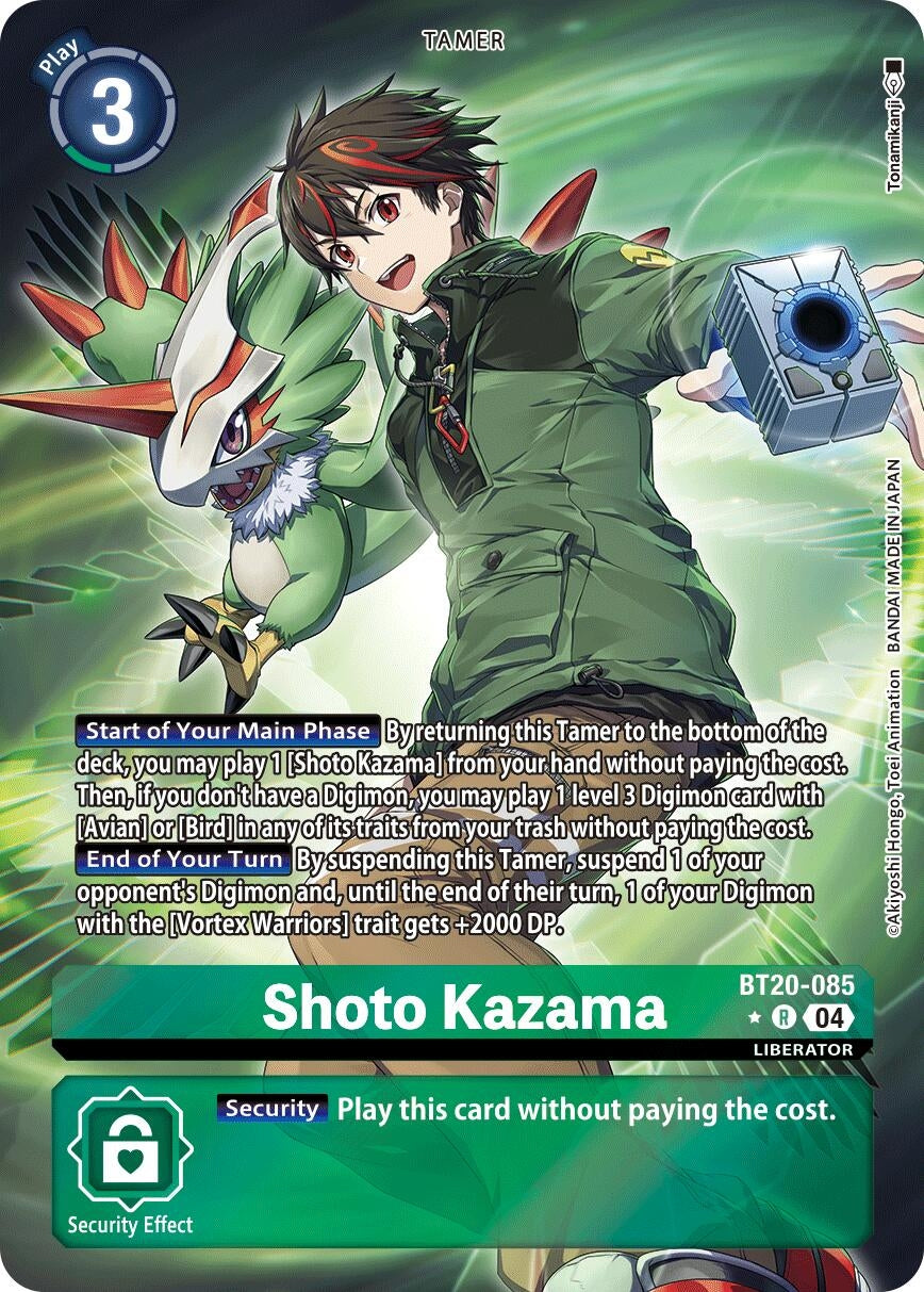 Image for Shoto Kazama (Alternate Art) (BT19-20) (BT20-085 R) - Digimon Card Game
