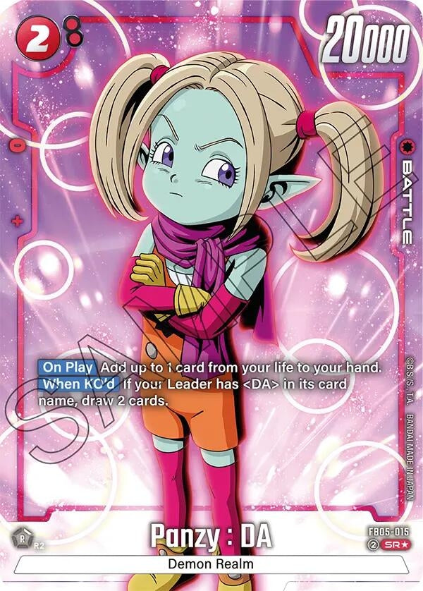 Image for Panzy : DA - FB05-015 (Alternate Art) (New Adventure) (FB05-015) - Dragon Ball Super: Fusion World