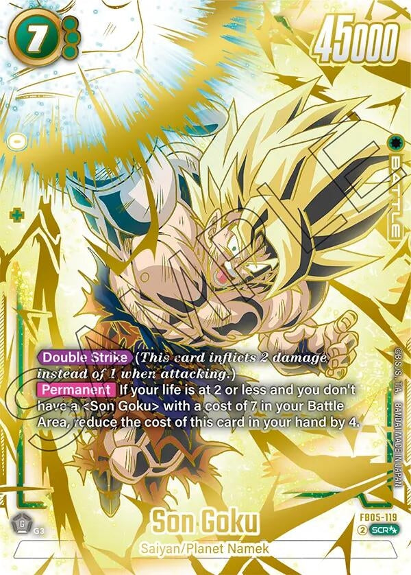 Image for Son Goku - FB05-119 (Super Alternate Art) (New Adventure) (FB05-119) - Dragon Ball Super: Fusion World