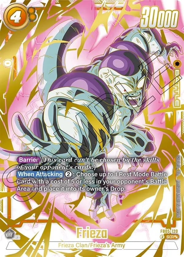 Image for Frieza - FB05-120 (Super Alternate Art) (New Adventure) (FB05-120) - Dragon Ball Super: Fusion World