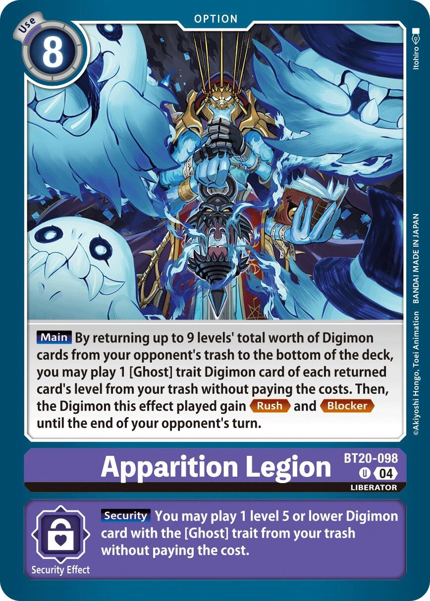 Image for Apparition Legion (BT19-20) (BT20-098 U) - Digimon Card Game