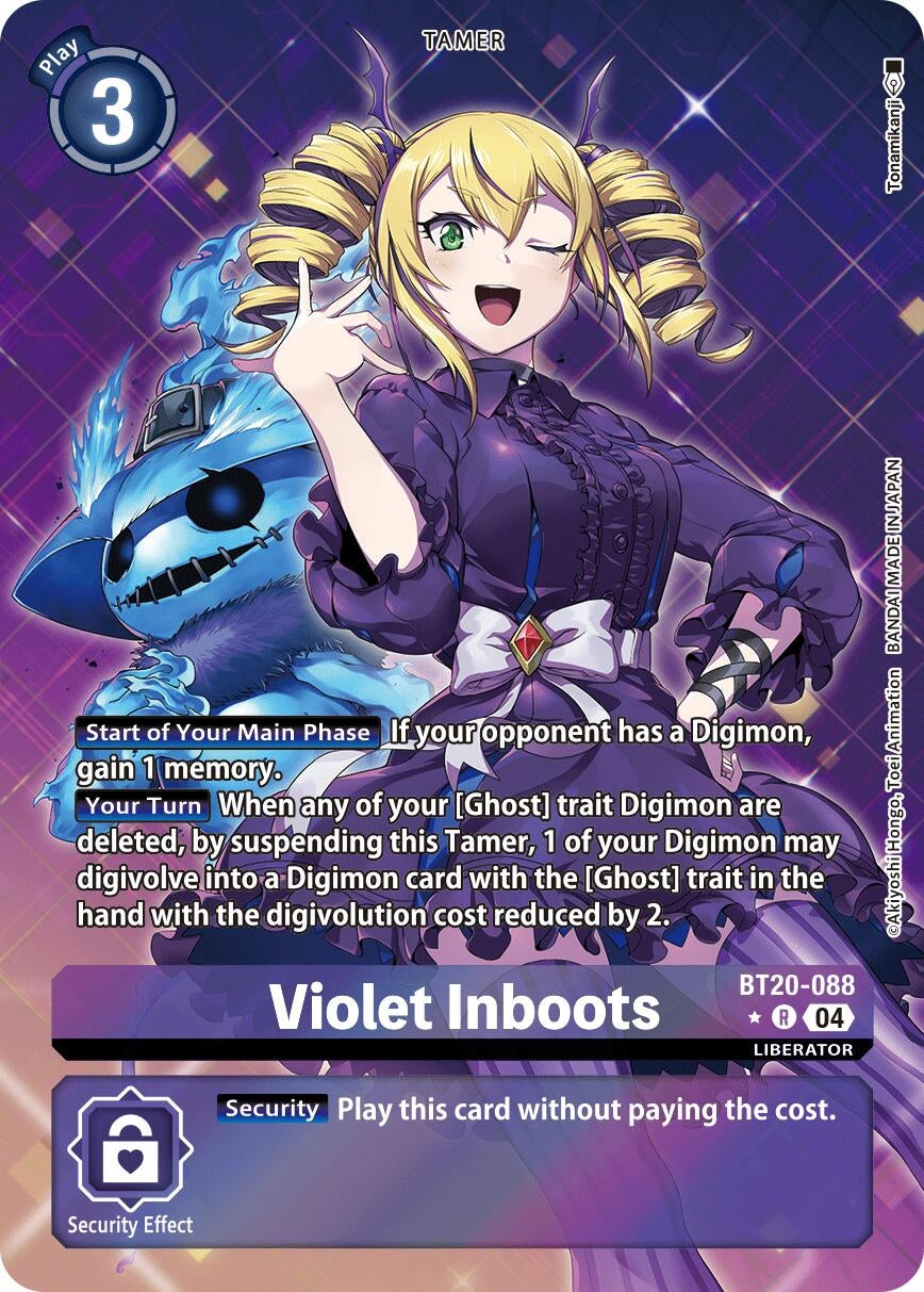 Image for Violet Inboots - BT20-088 (Alternate Art) (BT19-20) (BT20-088 R) - Digimon Card Game