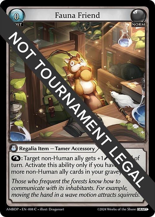 Image for Fauna Friend (Mortal Ambition Draft Pack) (008) - Grand Archive TCG