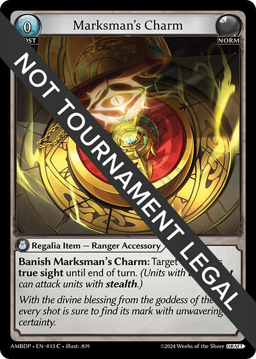 Image for Marksman's Charm (Mortal Ambition Draft Pack) (013) - Grand Archive TCG