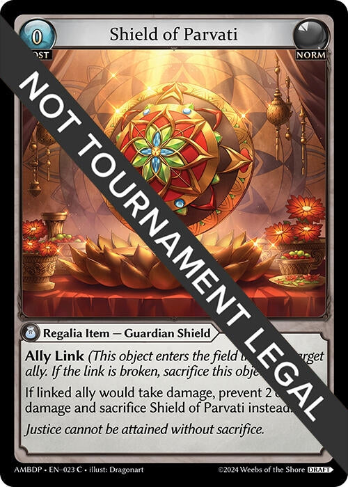 Image for Shield of Parvati (Mortal Ambition Draft Pack) (023) - Grand Archive TCG