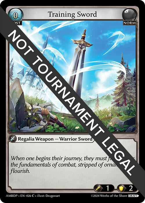Image for Training Sword (Mortal Ambition Draft Pack) (026) - Grand Archive TCG