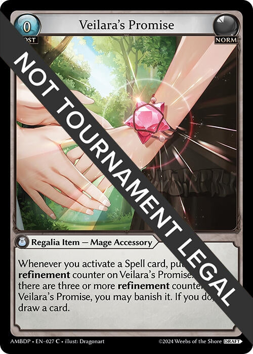 Image for Veilara's Promise (Mortal Ambition Draft Pack) (027) - Grand Archive TCG
