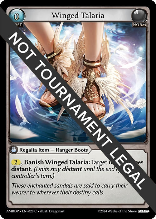 Image for Winged Talaria (Mortal Ambition Draft Pack) (028) - Grand Archive TCG