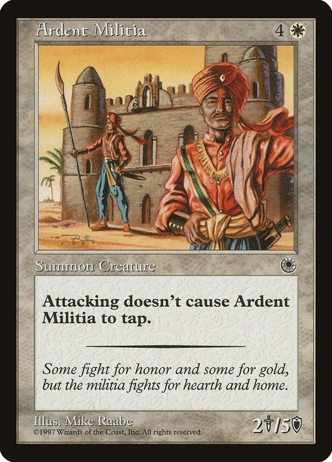 Image for Ardent Militia (Portal) - Magic: The Gathering