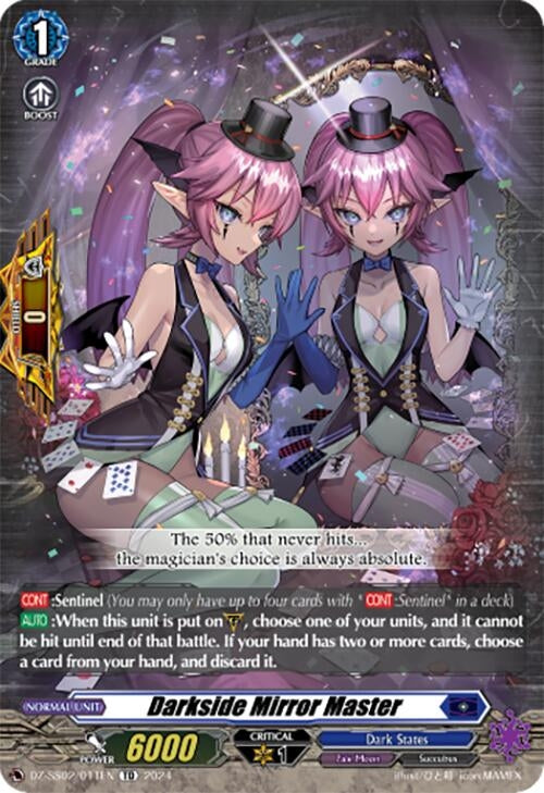 Image for Darkside Mirror Master (DZ-SS02: Stride Deckset -Harri-) (DZ-SS02/011EN) - Cardfight Vanguard