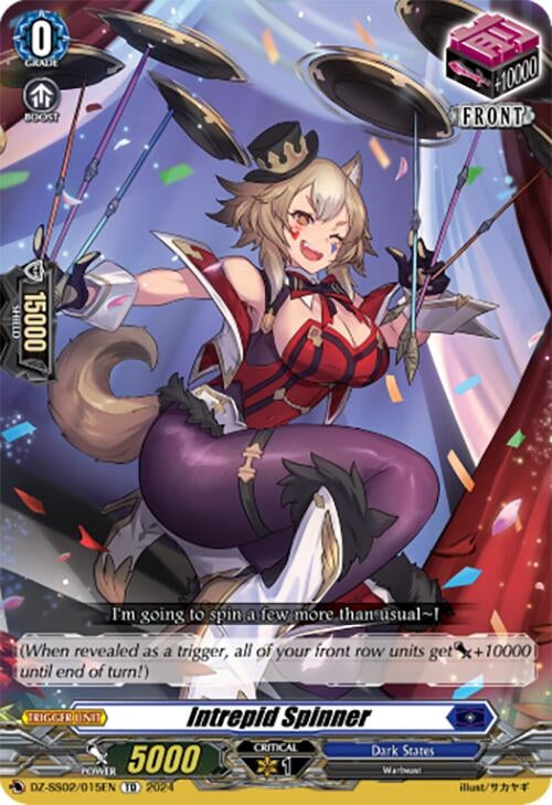 Image for Intrepid Spinner (DZ-SS02: Stride Deckset -Harri-) (DZ-SS02/015EN) - Cardfight Vanguard