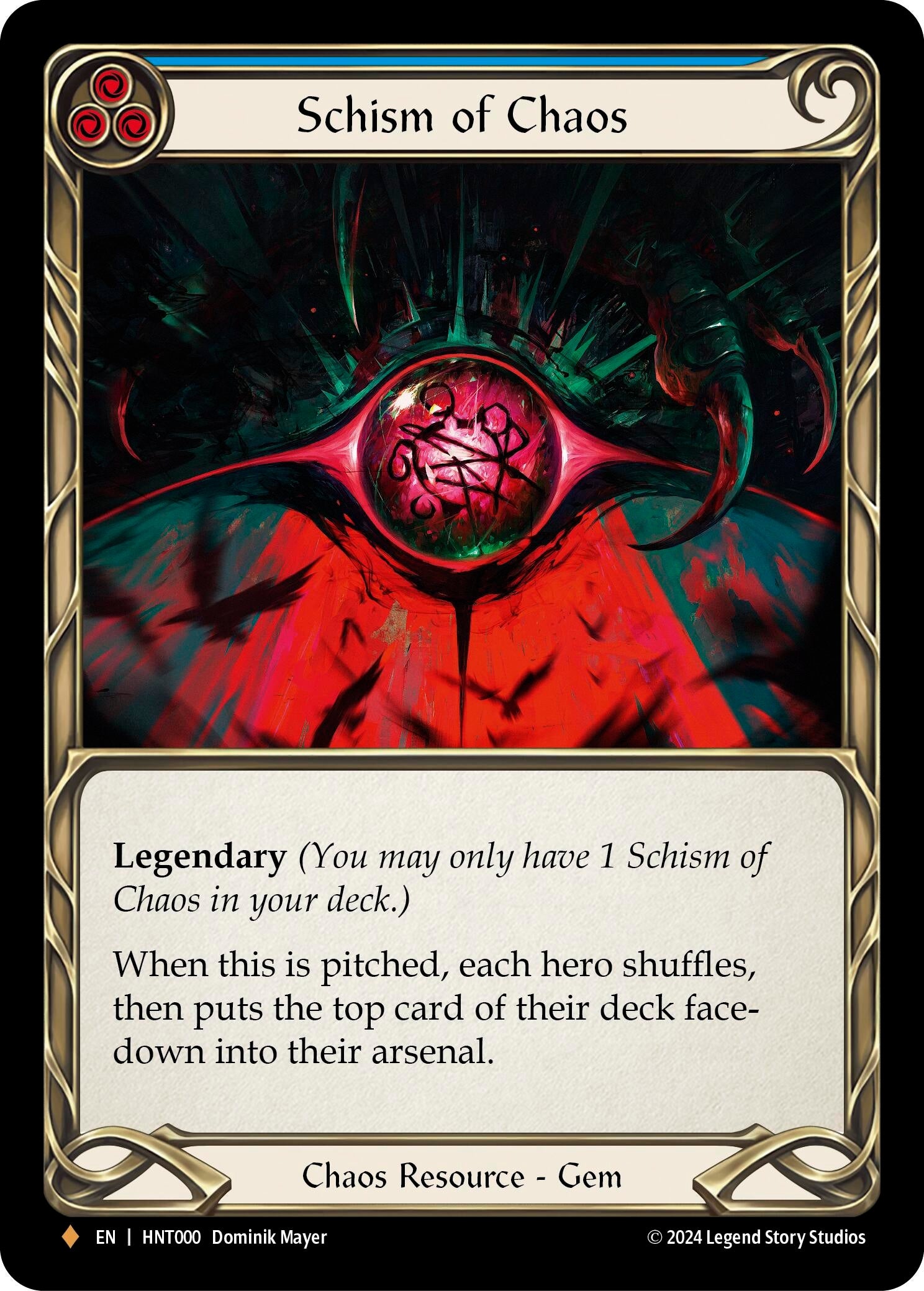 Image for Schism of Chaos (The Hunted) (HNT000) - Flesh and Blood TCG