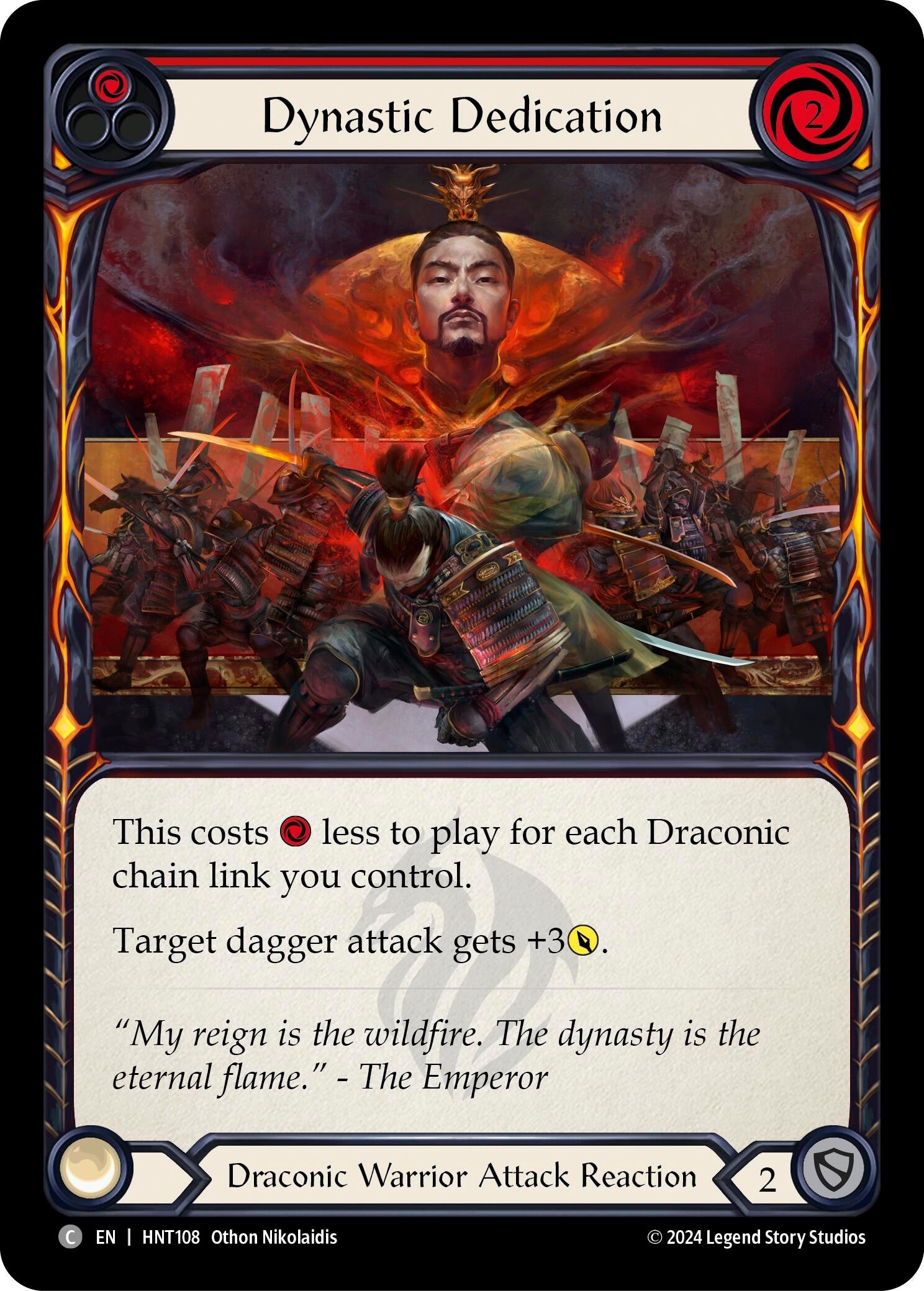 Image for Dynastic Dedication (Red) (The Hunted) (HNT108) - Flesh and Blood TCG