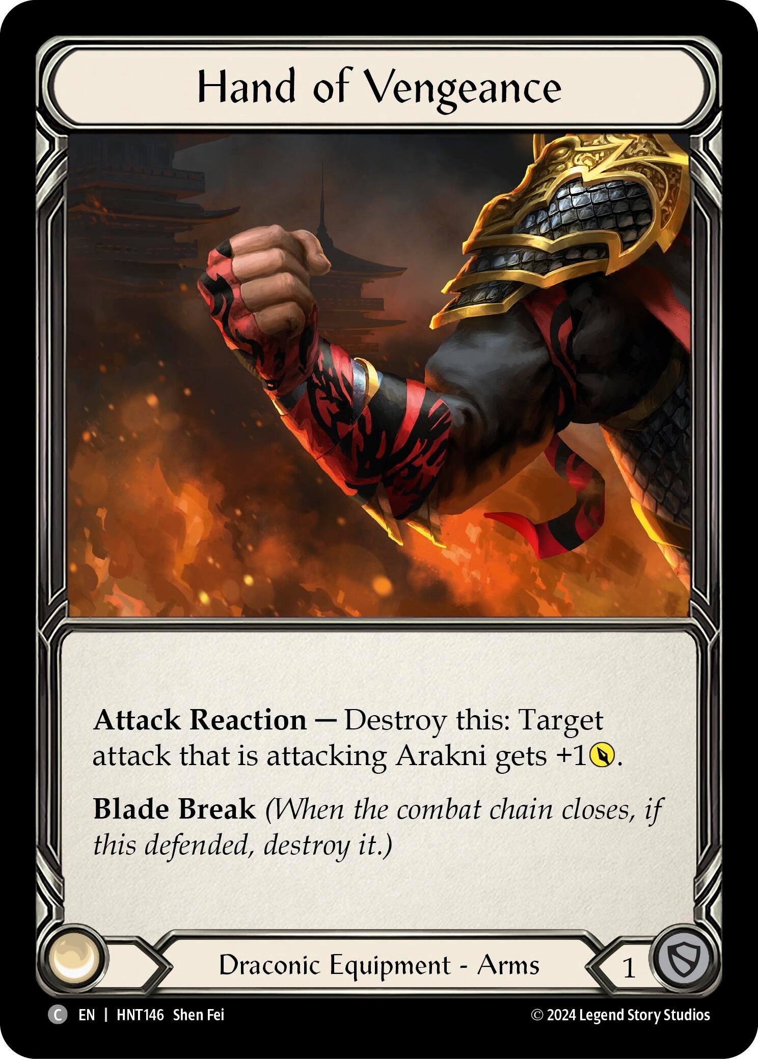 Image for Hand of Vengeance (The Hunted) (HNT146) - Flesh and Blood TCG