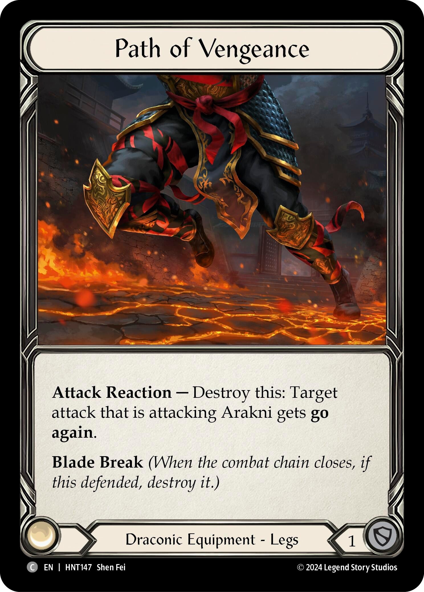 Image for Path of Vengeance (The Hunted) (HNT147) - Flesh and Blood TCG