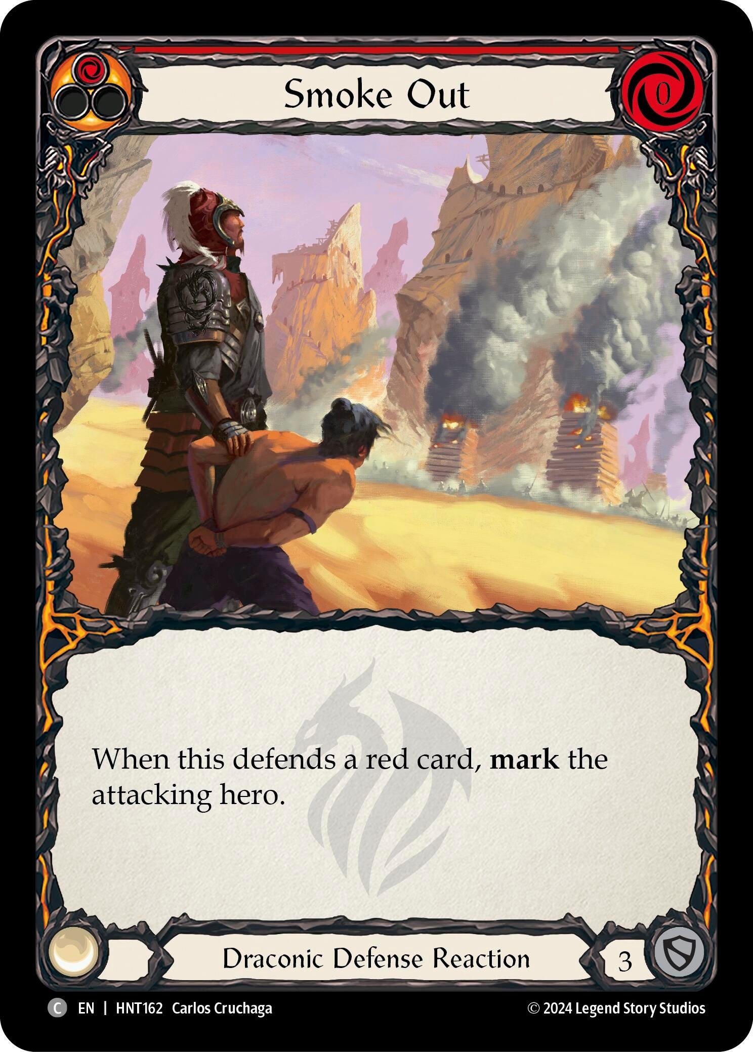 Image for Smoke Out (Red) (The Hunted) (HNT162) - Flesh and Blood TCG