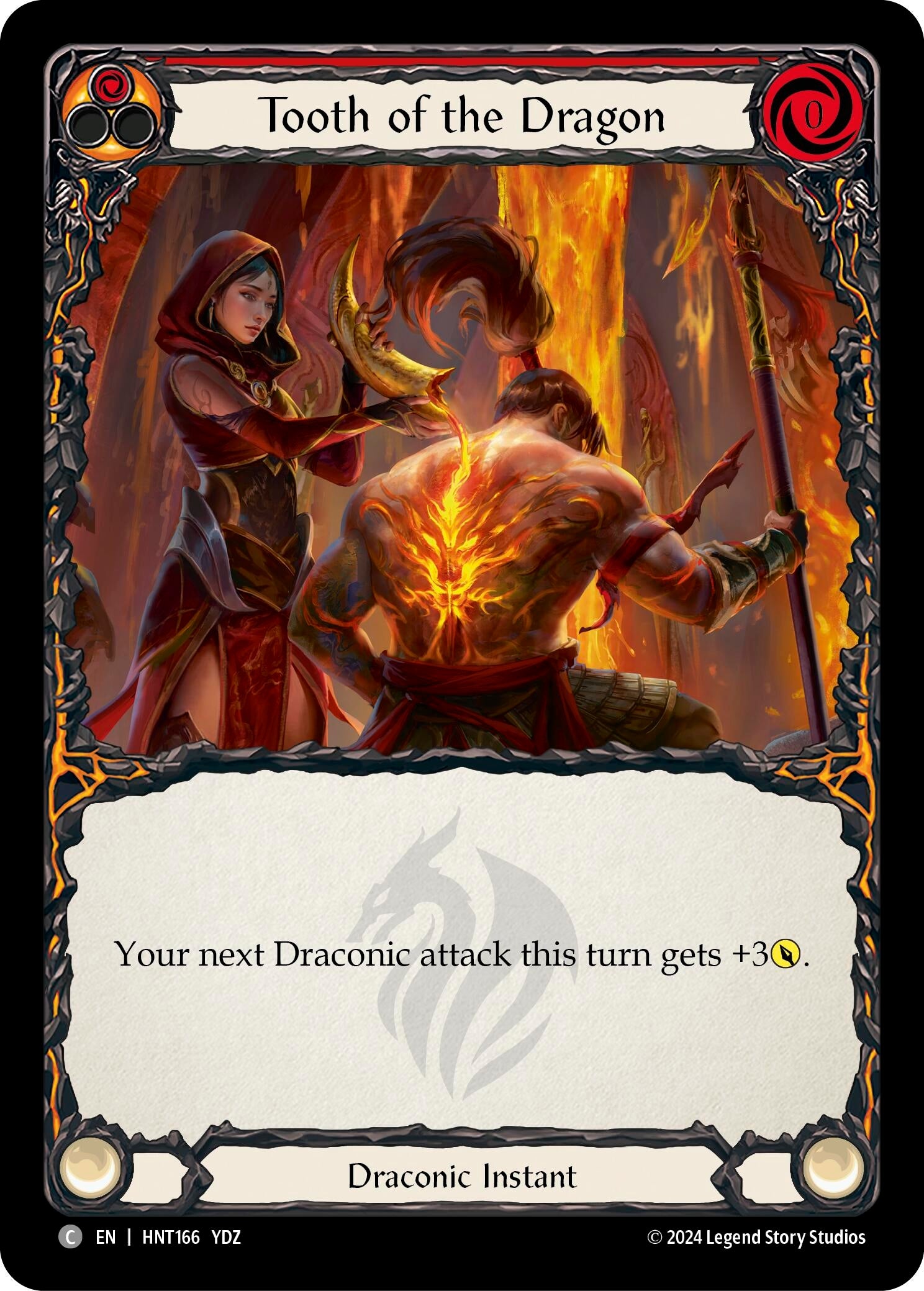 Image for Tooth of the Dragon (Red) (The Hunted) (HNT166) - Flesh and Blood TCG