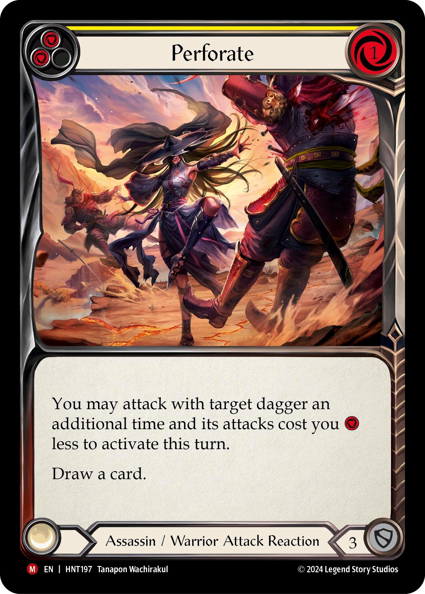 Image for Perforate (The Hunted) (HNT197) - Flesh and Blood TCG