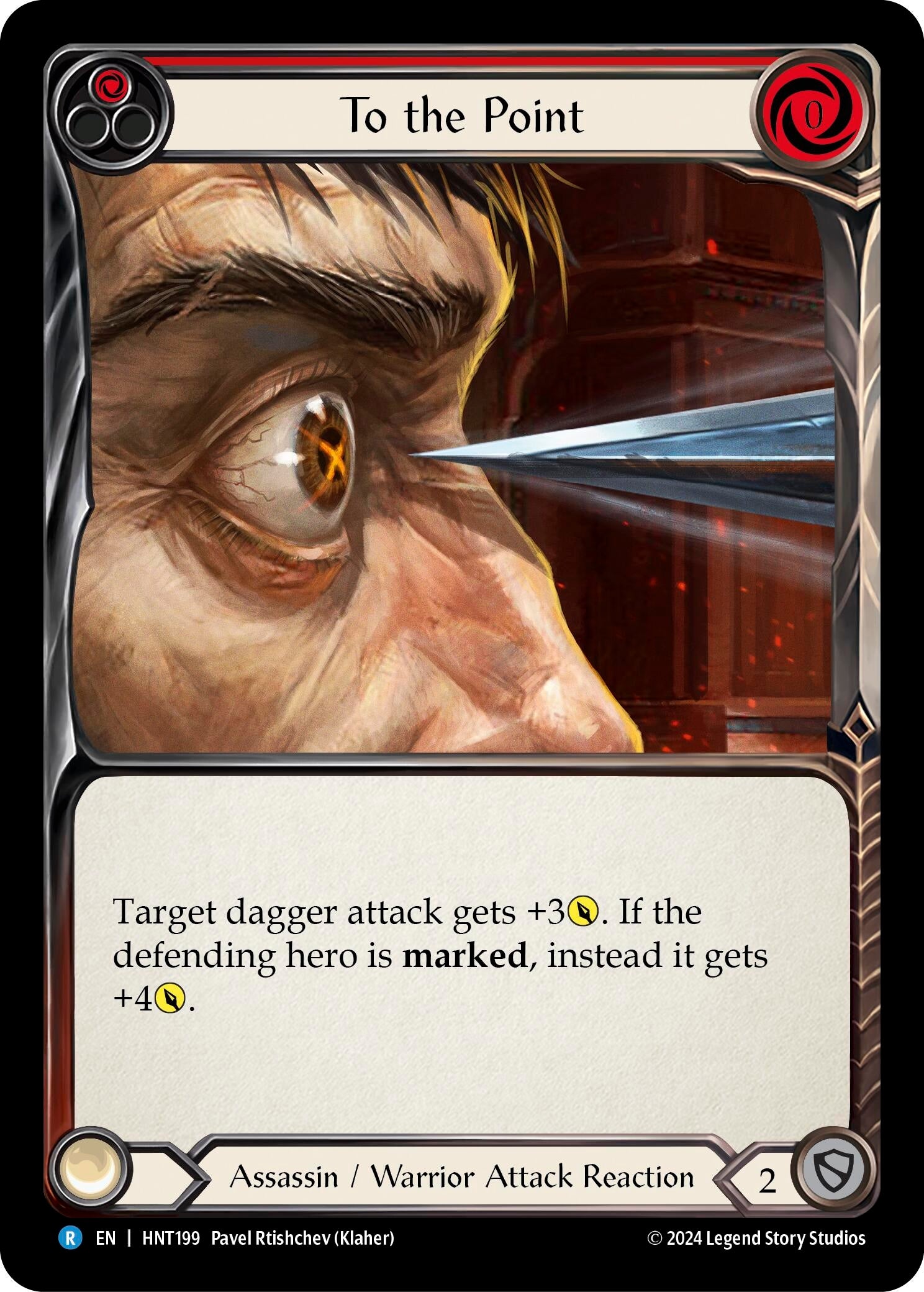 Image for To the Point (Red) (The Hunted) - Flesh and Blood TCG