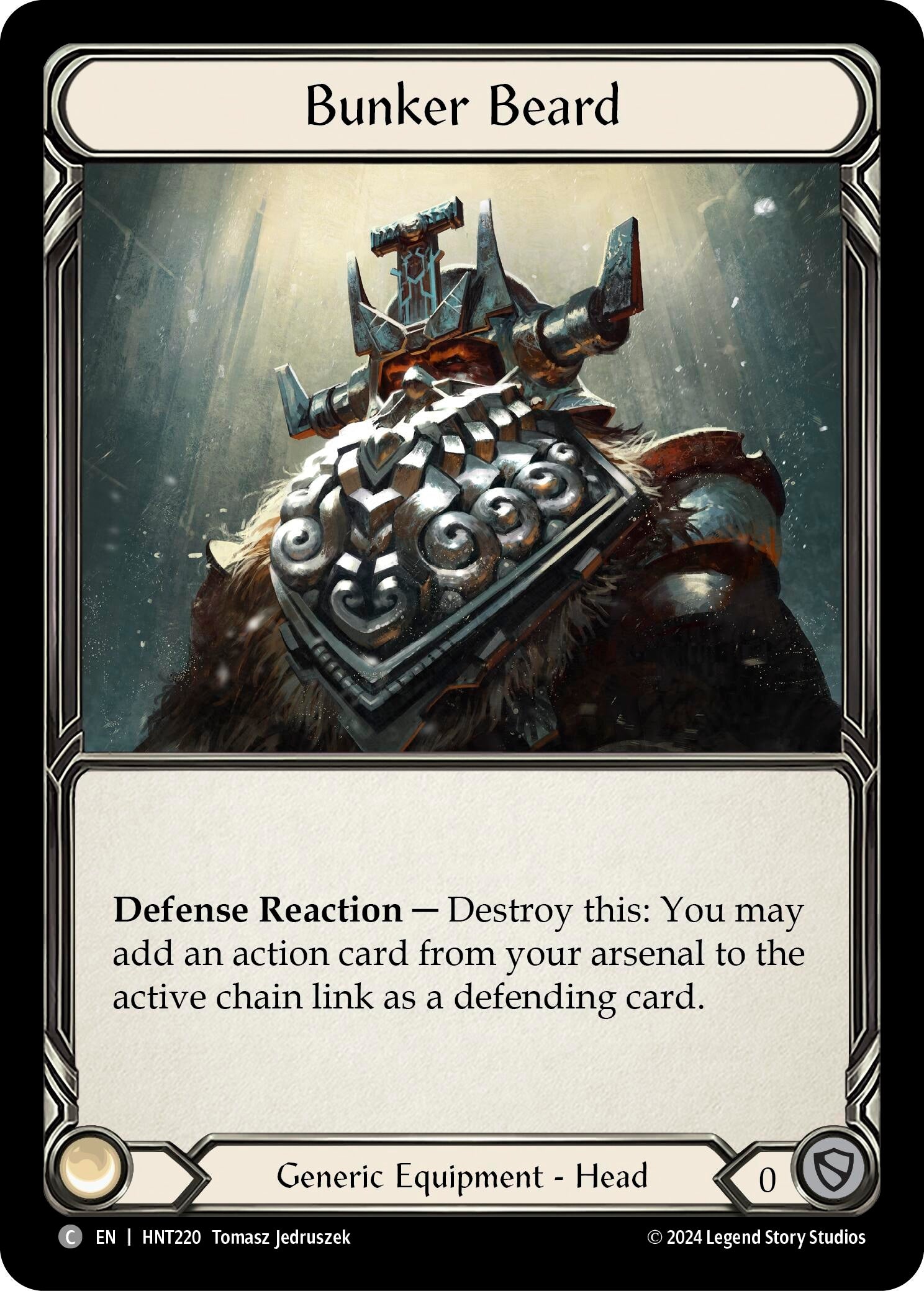 Image for Bunker Beard (The Hunted) (HNT220) - Flesh and Blood TCG