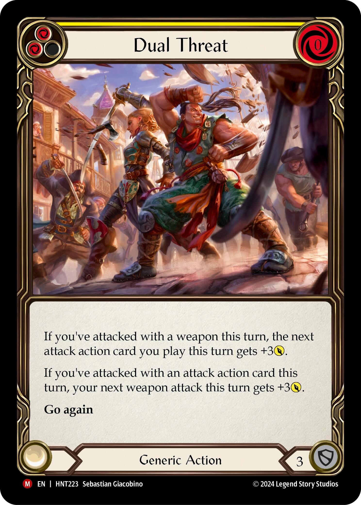 Image for Dual Threat (The Hunted) (HNT223) - Flesh and Blood TCG