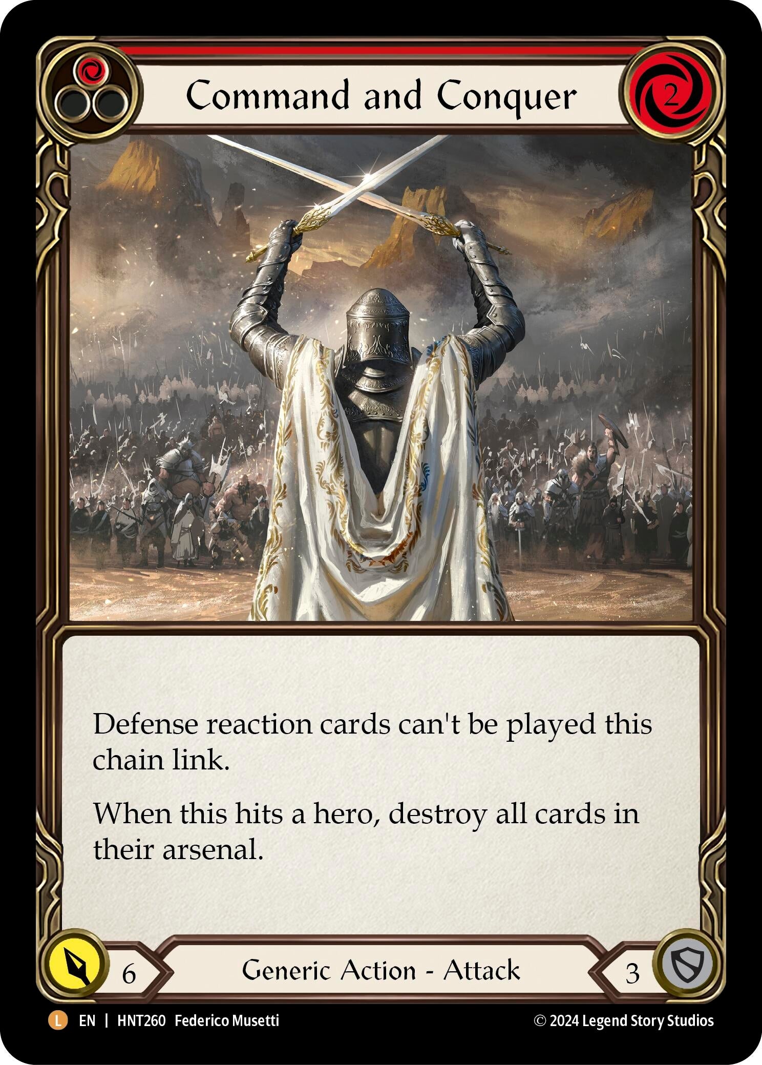 Image for Command and Conquer (The Hunted) (HNT260) - Flesh and Blood TCG