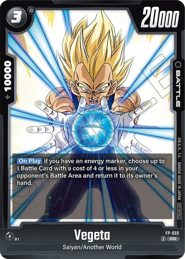 Image for Vegeta - FP-033 (Fusion World Promotion Cards and Packs) (FP-033) - Dragon Ball Super: Fusion World