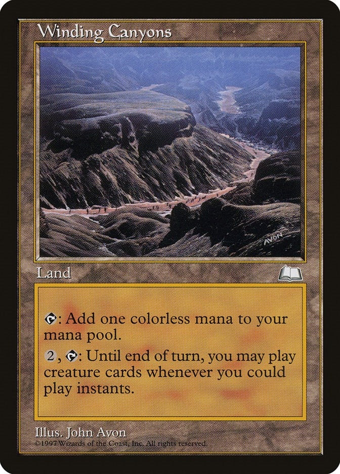 Image for Winding Canyons (Weatherlight) - Magic: The Gathering