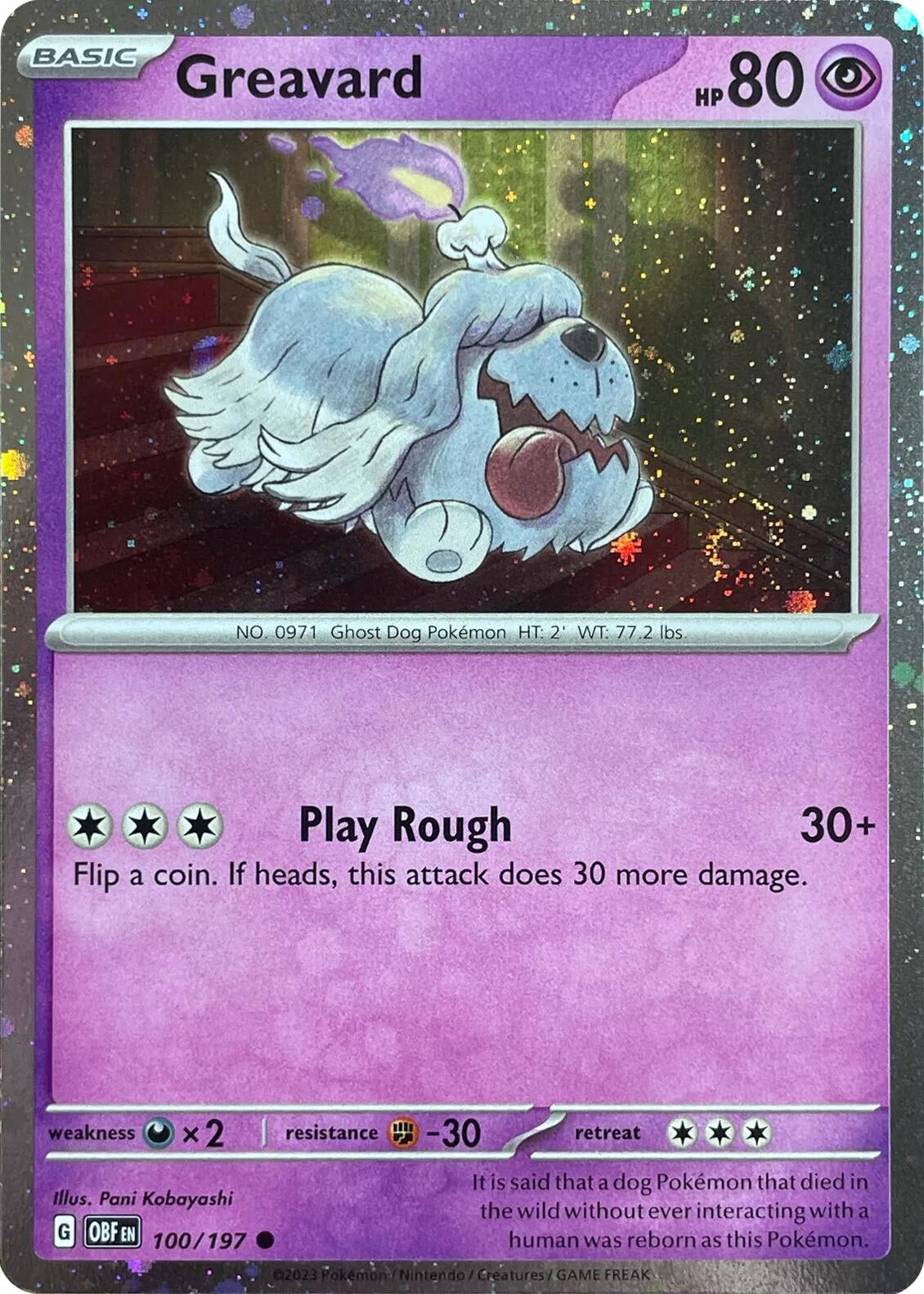 Image for Greavard - 100/197 (Cosmos Holo) (Deck Exclusives) (100/197) - Pokemon