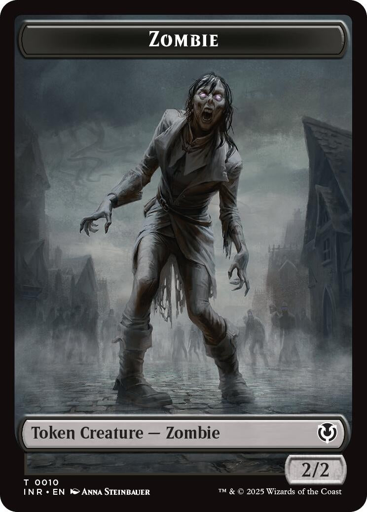 Image for Zombie (0010) // Blood Double-Sided Token (Innistrad Remastered) (10 // 21) - Magic: The Gathering