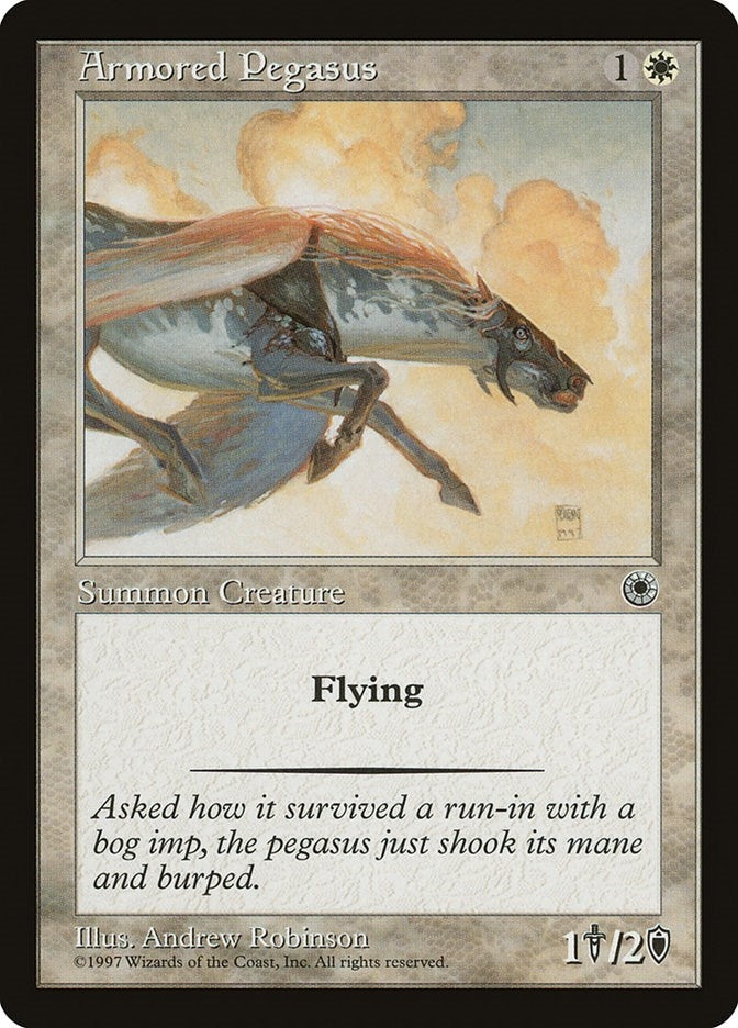 Image for Armored Pegasus (Portal) - Magic: The Gathering