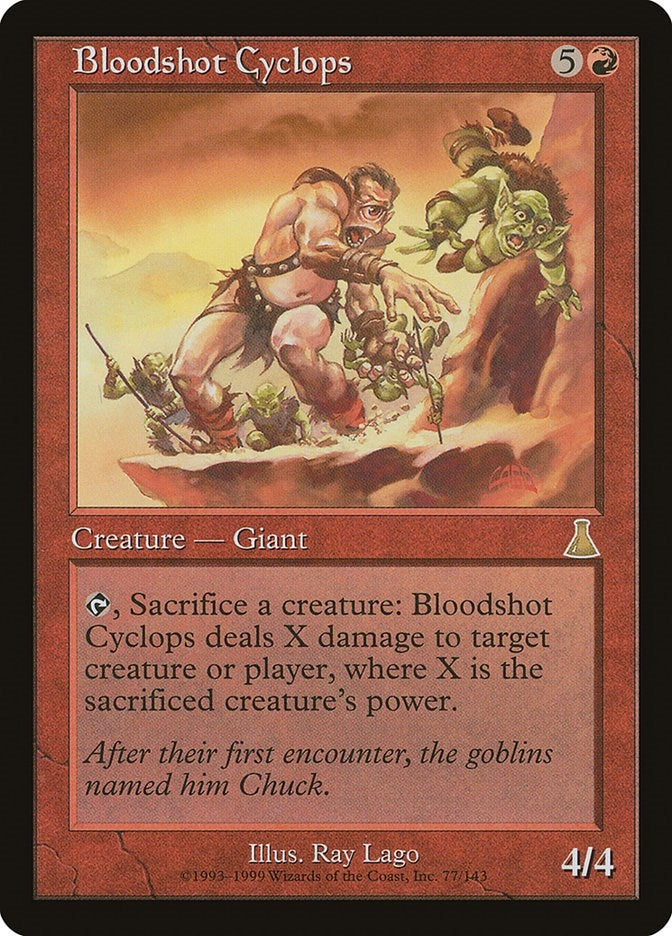 Image for Bloodshot Cyclops (Urza's Destiny) (77) - Magic: The Gathering