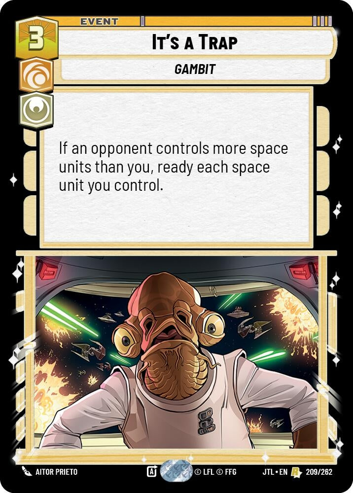 Image for It's a Trap (Jump to Lightspeed) (209/262) - Star Wars: Unlimited