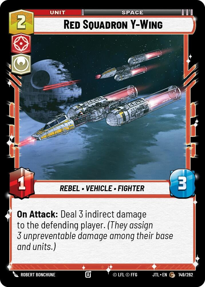 Image for Red Squadron Y-Wing (Jump to Lightspeed) (149/262) - Star Wars: Unlimited