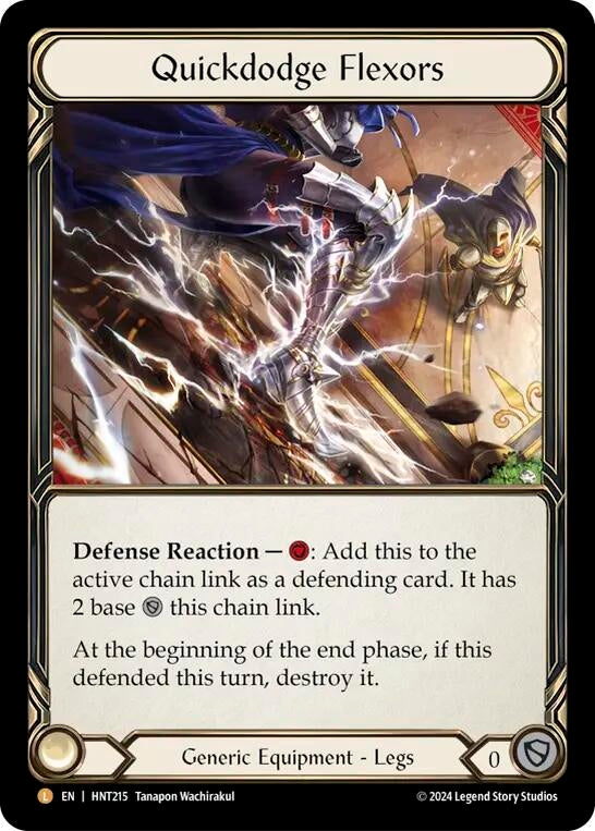 Image for Quickdodge Flexors (The Hunted) (HNT215) - Flesh and Blood TCG