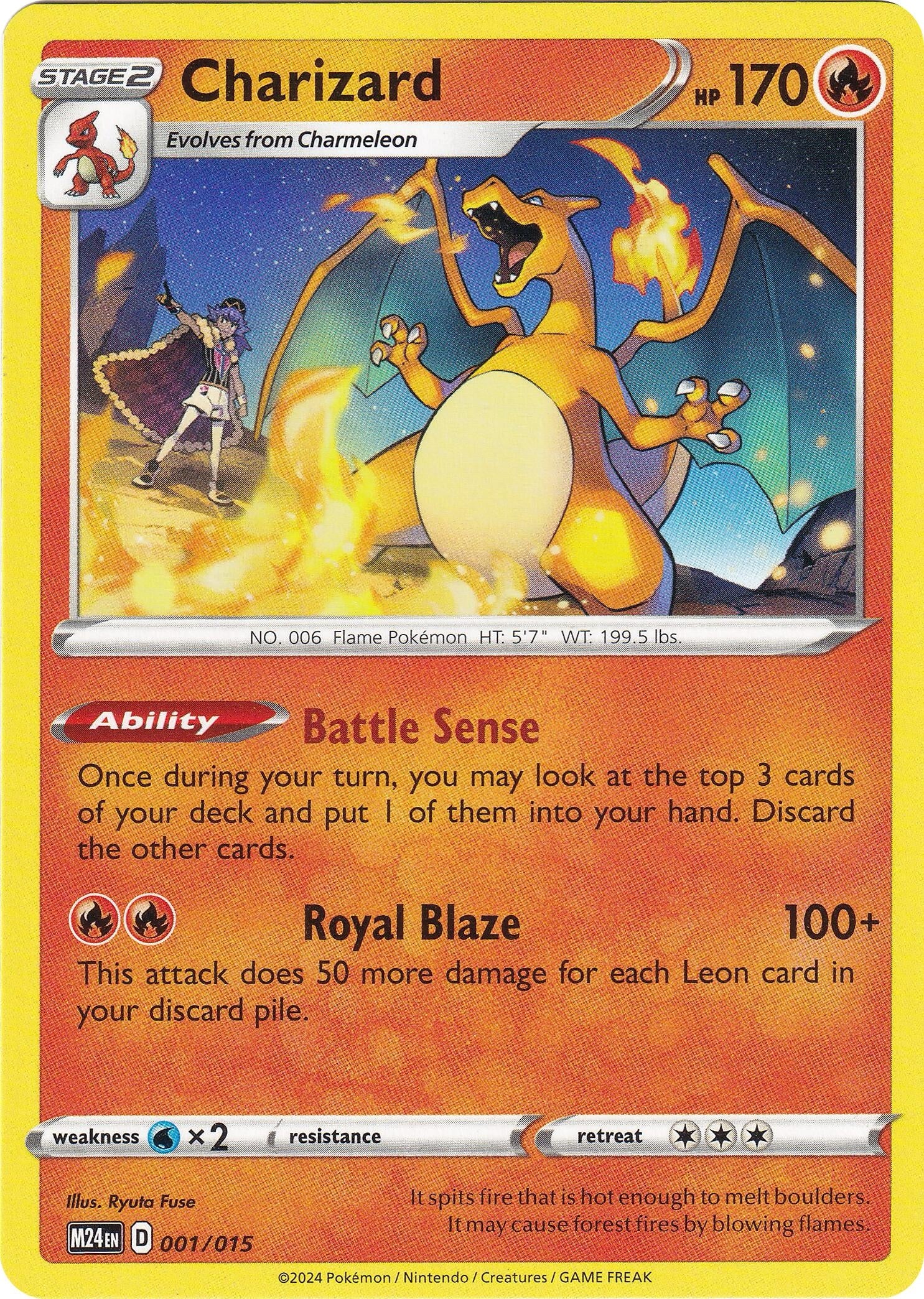 Image for Charizard (McDonald's Promos 2024) (001/015) - Pokemon