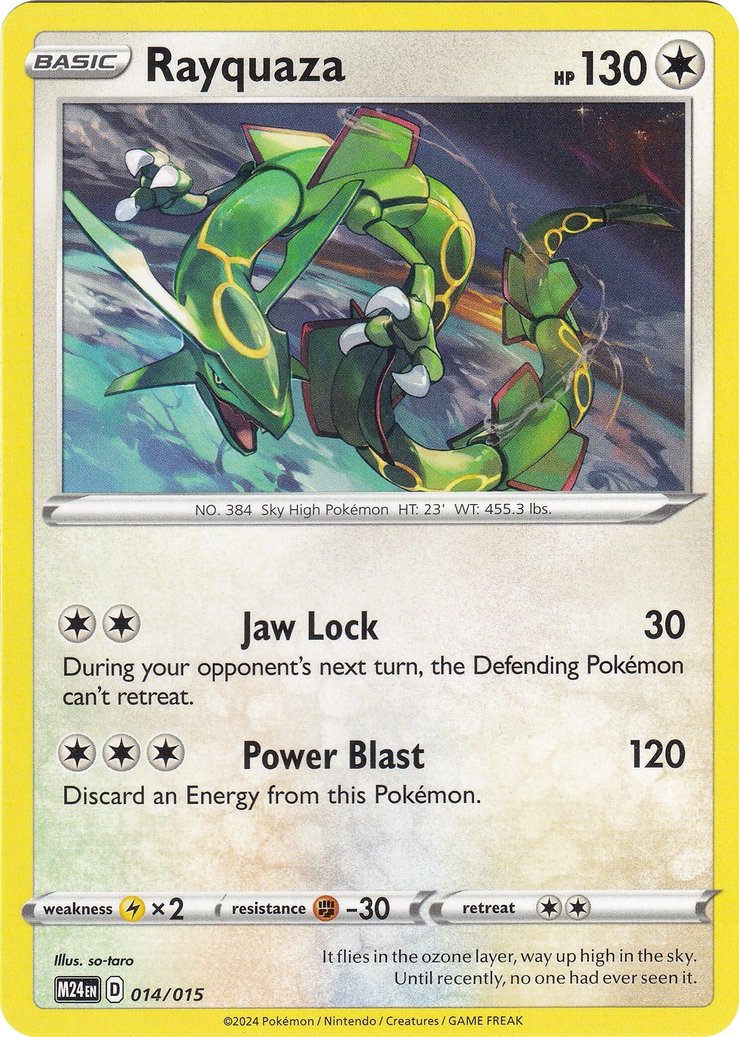 Image for Rayquaza (McDonald's Promos 2024) (014/015) - Pokemon