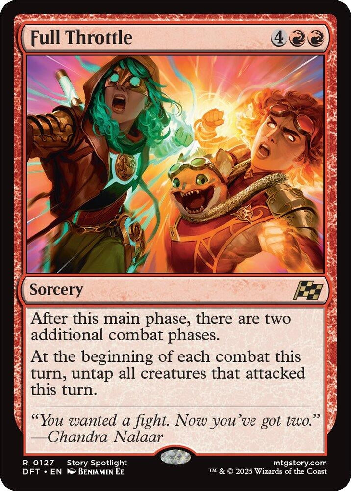 Image for Full Throttle (Aetherdrift) (127) - Magic: The Gathering