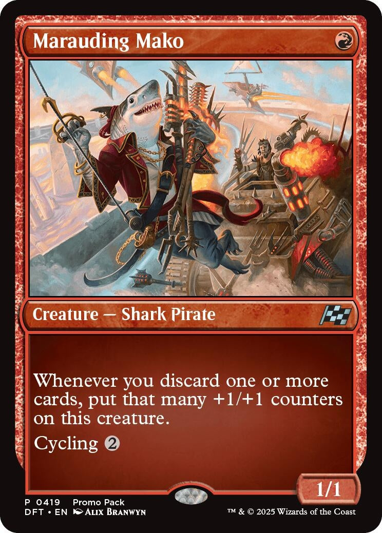 Image for Marauding Mako (Promo Pack: Aetherdrift) (419) - Magic: The Gathering