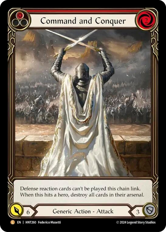 Image for Command and Conquer (Extended Art) (The Hunted) (HNT260) - Flesh and Blood TCG