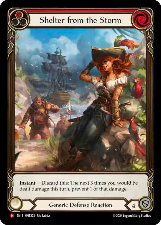 Image for Shelter from the Storm (Extended Art) (The Hunted) (HNT222) - Flesh and Blood TCG