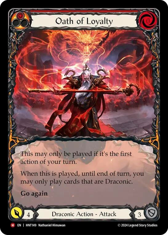 Image for Oath of Loyalty (Extended Art) (The Hunted) (HNT149) - Flesh and Blood TCG